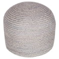 thumbnail image 1 of Gray Tropics Sphere Pouf, 1 of 2