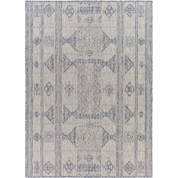 Surya Tuareg 110x144" Modern Polypropylene Rug in Blue Finish