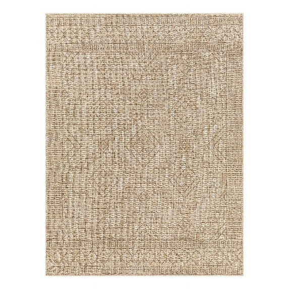 Surya Tuareg 110x144" Modern Style Polypropylene Rug in Tan/Taupe