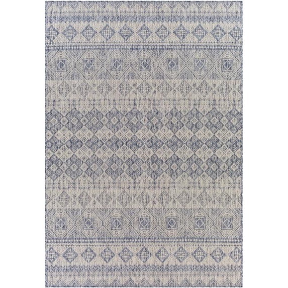 Tuareg Machine Woven Global Rugs in Taupe