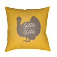 thumbnail image 1 of Surya  Turkey Square Throw Pillow - Yellow - Brown & White, 1 of 2