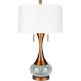 thumbnail image 1 of Surya Updated Traditional Karval Table Lamp With White Finish LMP-1075, 1 of 2