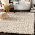 thumbnail image 1 of Surya Urban Shag USG-2303 79x79" Square Fabric Area Rug in Cream/Light Beige, 1 of 9