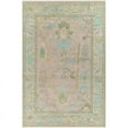 thumbnail image 1 of Surya Ushak USK-2302 106x144" Rectangle Traditional Wool Rug in Blush Pink/Sage, 1 of 4