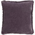 thumbnail image 1 of Surya WCV-006 20x20" Square Washed Cotton Velvet Pillow Kit in Lavender Purple, 1 of 2