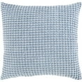 thumbnail image 1 of Surya Waffle WFL-008 20x20" Square Cottage Cotton Pillow Kit in Light Blue, 1 of 3