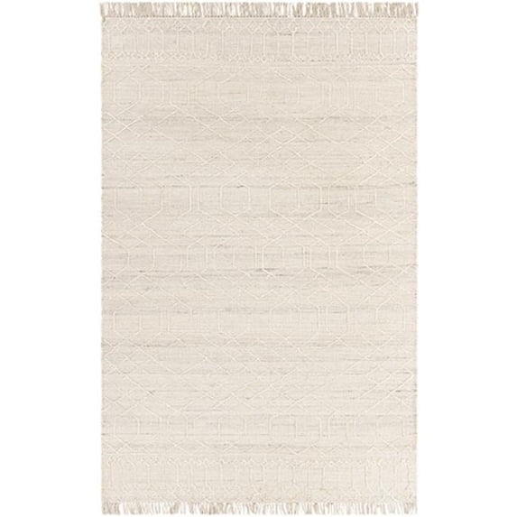 Watford Hand Woven Low Pile Global Rugs in Light Beige