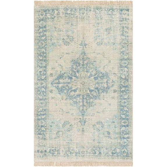 Surya ZAI2300-268 2 ft. 6 in. x 8 ft. Zainab Hand Woven Rug - 70 Percent Cotton, 30 Percent Polyester