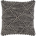 thumbnail image 1 of Zanafi Hand Woven Global Pillow Cover in Black, Wheat, 1 of 2