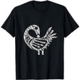 thumbnail image 1 of Sankofa Bird Afrocentric Adinkra Symbol Zebra Pattern T-Shirt, 1 of 2