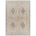 thumbnail image 1 of Surya Zaragoza 63x84" Modern Polyester Rug in Gray/Blue and Taupe, 1 of 2
