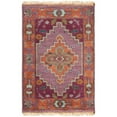 thumbnail image 1 of Surya Zeus ZEU-7820 24x36" Rectangle Traditional Wool Rug in Bright Purple/Clay, 1 of 4
