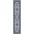 thumbnail image 1 of Surya Zeus ZEU-7828 30x96" Runner Traditional Wool Area Rug in Denim/Ink Blue, 1 of 3