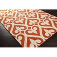thumbnail image 1 of Surya Zuna Wool Tangerine/Ivory Area Rug, 1 of 3