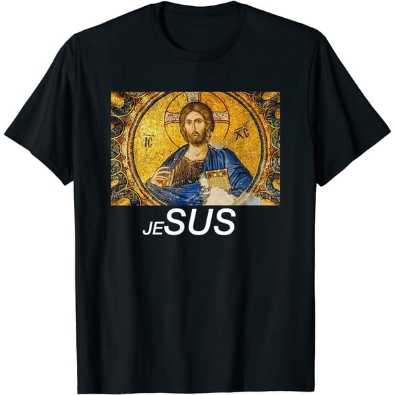 Sus Jesus Internet Culture Imposter Cross Faith T-Shirt