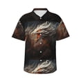 thumbnail image 1 of Susaid Abstract White Dragon Print Hawaiian Shirts for Men Women,Hawaiian Summer Short-Sleeve Casual Relaxed-Fit Button-Down,Medium, 1 of 7
