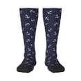 thumbnail image 1 of Susaid Anchor Print Thermal Winter Socks for Men and Women, Warm Crew Hiking Socks, for Boots and Outdoor Activities, 1 of 6