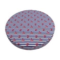 thumbnail image 1 of Susaid Anchors Print Elastic Bar Stool Cover Personalized Washable Stool Cover for Barbershop Home Bar Kitchen-12 inch, 1 of 7