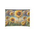 thumbnail image 1 of Susaid Artistic Oil Painting Sunflower Print Makeup Mini Bags for Women Multi Color Cosmetics Bag Travel Toiletry Bag Pencil Pouch Blank Makeup Bags with Zipper, 1 of 7