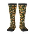 thumbnail image 1 of Susaid Autumn Harvest Pumpkin Basket Print Thermal Winter Socks for Men and Women, Warm Crew Hiking Socks, for Boots and Outdoor Activities, 1 of 6