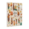 thumbnail image 1 of Susaid Autumn In The Forest Pattern Vertical Canvas Wall Decor 12x16in - Waterproof with Wood Frame & Damage-Free Hanging Kit, 1 of 8