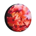 thumbnail image 1 of Susaid Autumn Maple Leaves Print Tire Covers,Waterproof Anti-UV Snow Sun Rain Tire Covers for RV,Truck, SUV, Trailer, Camper-17 inch, 1 of 6