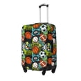 thumbnail image 1 of Susaid Balls Print Elastic Washable Suitcase Cover with Hidden Zipper, Fits 18-32 Inch Luggage for Protection During Travel-Medium, 1 of 7