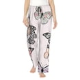thumbnail image 1 of Susaid Beautiful Butterfly Print Women Relaxing Pajama Pants Comfy Pj Bottoms Soft Printed Lounge Pant with Pockets, Home Pants-Large, 1 of 6