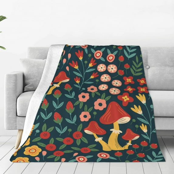 Susaid Berries and Flowers Print Microfiber Cleaning Cloth, Multi-Functional Cleaning Towels, Highly Absorbent Cleaning Rags,Cleaning Cloths for Car Kitchen Home-60"x50"