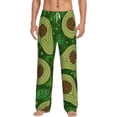 thumbnail image 1 of Susaid Big Colorful Avocados Print Mens Pajama Pants Set Sleep & Lounge Pants, PJ Bottoms with Pockets and Button Fly-Medium, 1 of 6