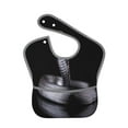 thumbnail image 1 of Susaid Black Cobra Snake Print Bibs for Babies Toddlers Adjustable Waterproof Free Soft Durable Bibs for eating with Large Pocket Food Catcher, 1 of 8