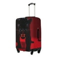 thumbnail image 1 of Susaid Black Panther Red Background Print Elastic Washable Suitcase Cover with Hidden Zipper, Fits 18-32 Inch Luggage for Protection During Travel-Large, 1 of 7