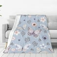 thumbnail image 1 of Susaid Blue Butterfly Print Microfiber Cleaning Cloth, Multi-Functional Cleaning Towels, Highly Absorbent Cleaning Rags,Cleaning Cloths for Car Kitchen Home-80"x60", 1 of 7