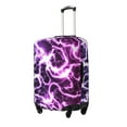 thumbnail image 1 of Susaid Blue Lightning Print Elastic Washable Suitcase Cover with Hidden Zipper, Fits 18-32 Inch Luggage for Protection During Travel-X-Large, 1 of 7