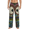 thumbnail image 1 of Susaid Boho Owl Print Mens Pajama Pants Set Sleep & Lounge Pants, PJ Bottoms with Pockets and Button Fly-XX-Large, 1 of 6