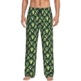 thumbnail image 1 of Susaid Broccoli 3 Print Mens Pajama Pants Set Sleep & Lounge Pants, PJ Bottoms with Pockets and Button Fly-Medium, 1 of 6