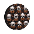 thumbnail image 1 of Susaid Butterfly Skull Print Tire Covers,Waterproof Anti-UV Snow Sun Rain Tire Covers for RV,Truck, SUV, Trailer, Camper-14 inch, 1 of 6