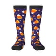 thumbnail image 1 of Susaid Candy Corn (2) Print Thermal Winter Socks for Men and Women, Warm Crew Hiking Socks, for Boots and Outdoor Activities, 1 of 6