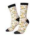 thumbnail image 1 of Susaid Cars Print Men's Moisture Wicking Cushioned Crew Work Boot Socks Suitable for Size 36-45, 1 of 6
