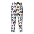 thumbnail image 1 of Susaid Cartoon Monster Trucks1 Print Soft Teen Sleep Pants, Long Pajama Bottoms with Two Pockets and Elastic Waist, Designed for Ages 5-16-Large, 1 of 6
