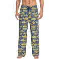 thumbnail image 1 of Susaid Cartoon Submarines Print Mens Pajama Pants Set Sleep & Lounge Pants, PJ Bottoms with Pockets and Button Fly-X-Large, 1 of 6