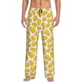 thumbnail image 1 of Susaid Cheese Print Mens Pajama Pants Set Sleep & Lounge Pants, PJ Bottoms with Pockets and Button Fly-Medium, 1 of 6