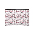 thumbnail image 1 of Susaid Cherry Blossoms Print Makeup Mini Bags for Women Multi Color Cosmetics Bag Travel Toiletry Bag Pencil Pouch Blank Makeup Bags with Zipper, 1 of 7