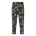 thumbnail image 1 of Susaid Cigar Print Soft Teen Sleep Pants, Long Pajama Bottoms with Two Pockets and Elastic Waist, Designed for Ages 5-16-XS(5-6), 1 of 6