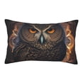 thumbnail image 1 of Susaid Classical Style Brown Owl Print Pillowcases Multiple Size, Pillow Cover Super Soft Envelope Closure Standard Pillow Case-16"x24", 1 of 6