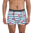 thumbnail image 1 of Susaid Clown Fish Print Men's Mesh Boxer Briefs Cooling Breathable Sports Underwear Wide Waistband Boxer Briefs W/Fly-Large, 1 of 5