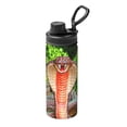 thumbnail image 1 of Susaid Cobra Snake Print 18oz Sports Insulated Kettle Stainless Steel Water Bottle Leakproof Sport Flask, 1 of 7