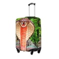thumbnail image 1 of Susaid Cobra Snake Print Elastic Washable Suitcase Cover with Hidden Zipper, Fits 18-32 Inch Luggage for Protection During Travel-Small, 1 of 7