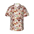 thumbnail image 1 of Susaid Cooking Bbq Print Short Sleeve Shirts Button Down Casual Shirts Summer Beach Aloha Button Down Short Sleeve for Men ,XX-Large, 1 of 7
