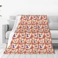 thumbnail image 1 of Susaid Corgi Head with Floal Print Microfiber Cleaning Cloth, Multi-Functional Cleaning Towels, Highly Absorbent Cleaning Rags,Cleaning Cloths for Car Kitchen Home-50"x40", 1 of 7